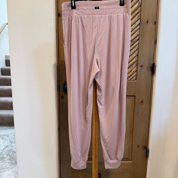 NWOT Victoria’s Secret Large mauve pink jogger lounge pajama pants - Picture 2 of 4